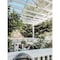 Ejoy 72 in. L x 21 in. W Corrugated Polycarbonate Plastic Trapezoid Clear Roofing Panel PVCRoofSheet_TrapezoidClear_1pc - alternate 3